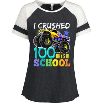 100 Days Of School Teacher Outfit 80s Retro Vintage Student Enza Ladies Jersey Colorblock Tee