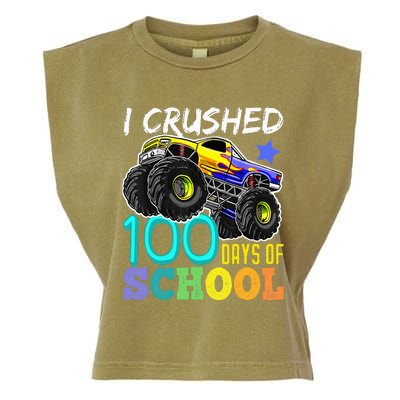 100 Days Of School Teacher Outfit 80s Retro Vintage Student Garment-Dyed Women's Muscle Tee