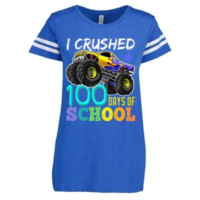 100 Days Of School Teacher Outfit 80s Retro Vintage Student Enza Ladies Jersey Football T-Shirt