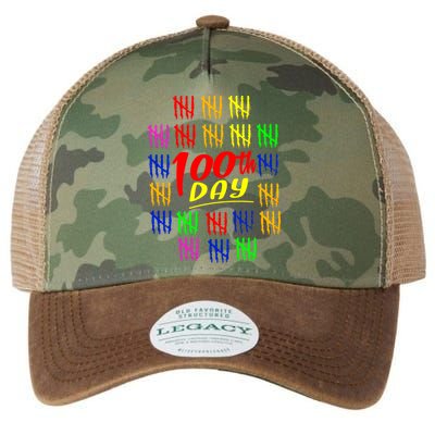 100 Days Of School Legacy Tie Dye Trucker Hat