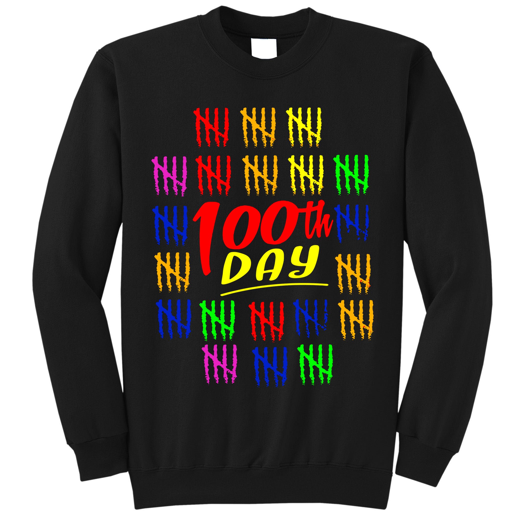 100 Days Of School Tall Sweatshirt