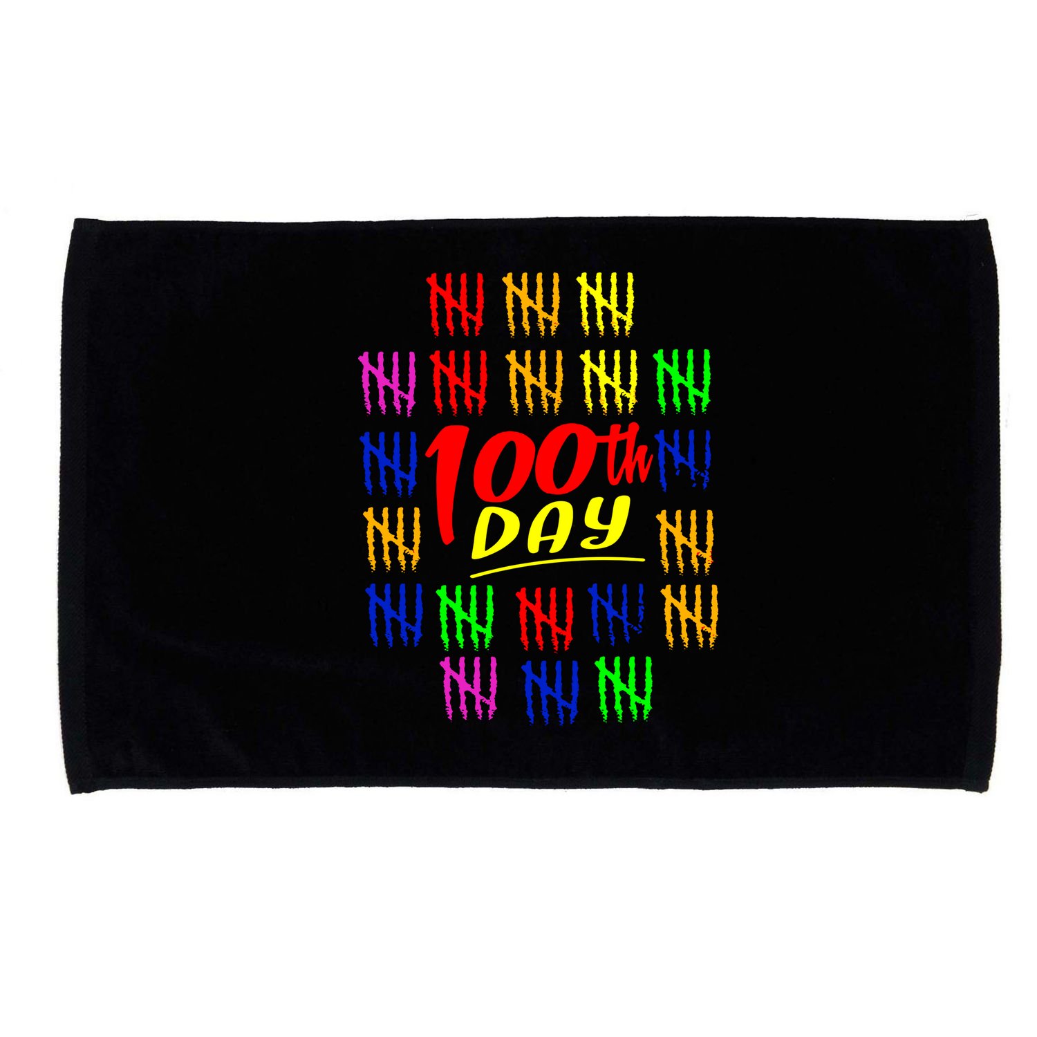 100 Days Of School Microfiber Hand Towel