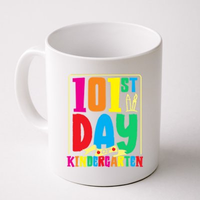 101st Day Of Kindergarten Saying 100 Days Gift Coffee Mug