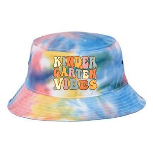 1st Day Of School Kindergarten Vibes Student Teacher Tie Dye Newport Bucket Hat