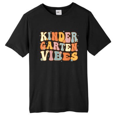 1st Day Of School Kindergarten Vibes Student Teacher Tall Fusion ChromaSoft Performance T-Shirt