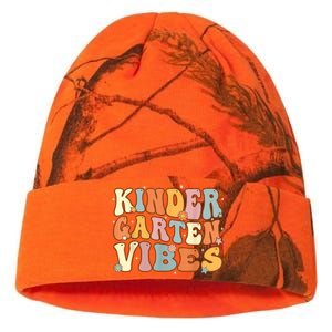 1st Day Of School Kindergarten Vibes Student Teacher Kati Licensed 12" Camo Beanie