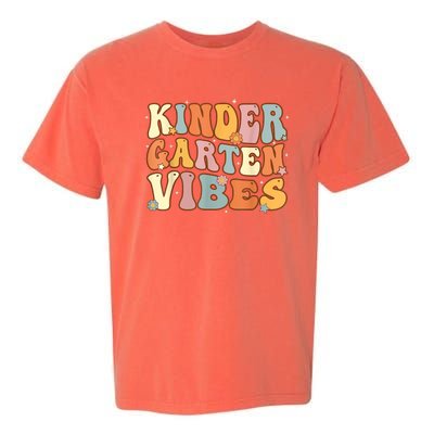 1st Day Of School Kindergarten Vibes Student Teacher Garment-Dyed Heavyweight T-Shirt