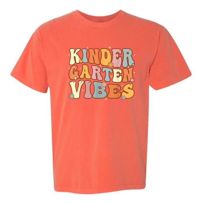 1st Day Of School Kindergarten Vibes Student Teacher Garment-Dyed Heavyweight T-Shirt