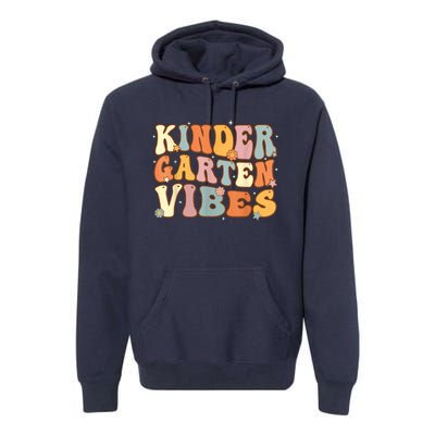 1st Day Of School Kindergarten Vibes Student Teacher Premium Hoodie