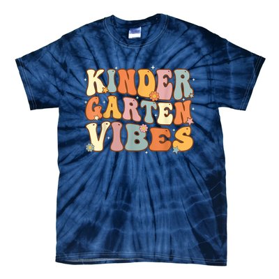 1st Day Of School Kindergarten Vibes Student Teacher Tie-Dye T-Shirt