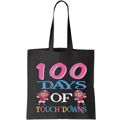 100 Days Of Touch Downs Funny Back To School Bag