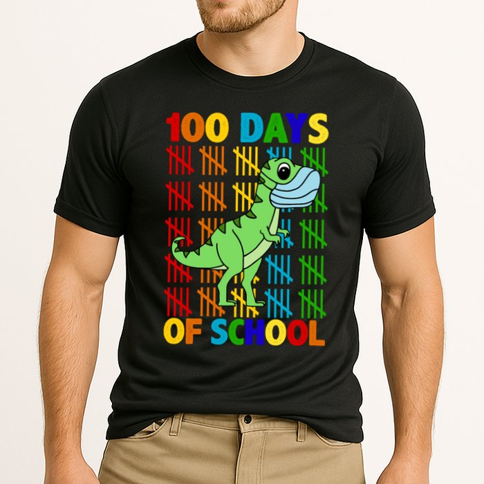 100 Days Of School Trex Quarantine Performance Shirt