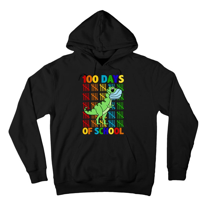 100 Days Of School Trex Quarantine Hoodie