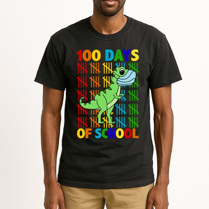 100 Days Of School Trex Quarantine Tall T-Shirt