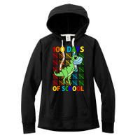 100 Days Of School Trex Quarantine Women's Fleece Hoodie