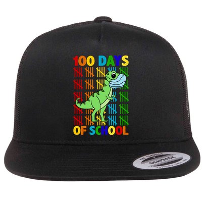 100 Days Of School Trex Quarantine Flatbill Hat