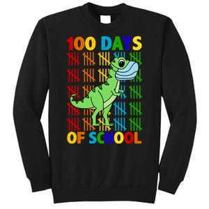 100 Days Of School Trex Quarantine Tall Sweatshirt