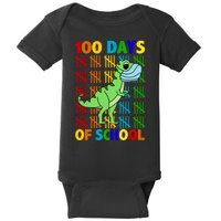 100 Days Of School Trex Quarantine Baby Bodysuit