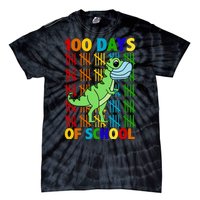 100 Days Of School Trex Quarantine Tie-Dye T-Shirt