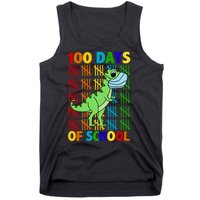 100 Days Of School Trex Quarantine Tank Top