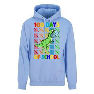 100 Days Of School Trex Quarantine Unisex Surf Hoodie