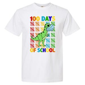 100 Days Of School Trex Quarantine Garment-Dyed Heavyweight T-Shirt