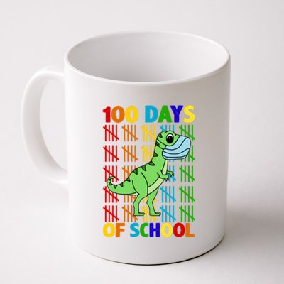 100 Days Of School Trex Quarantine Coffee Mug