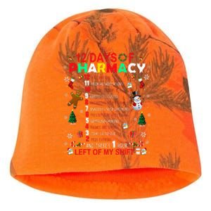 12 Days Of Pharmacy Funny Christmas Pharmacist Tech Xmas Kati - Camo Knit Beanie