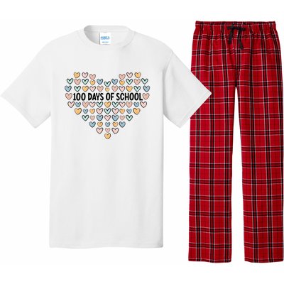 100 Days Of School Heart Celebrate 100th Day Pajama Set