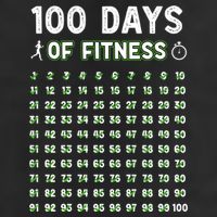 100 Days Of Fitness Healthy Lifestyle Funny Gift Beanie