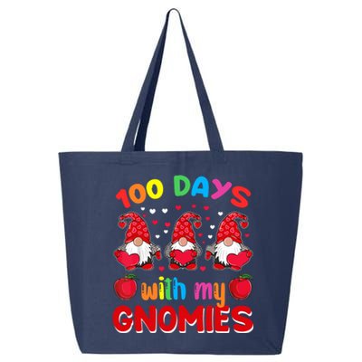 100 Days Of School Gnome Teacher Student Boy Girl 25L Jumbo Tote