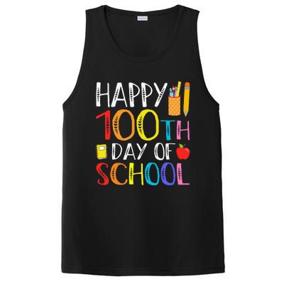 100 Days Of School Teacher And Student PosiCharge Competitor Tank