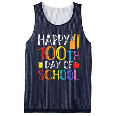 100 Days Of School Teacher And Student Mesh Reversible Basketball Jersey Tank