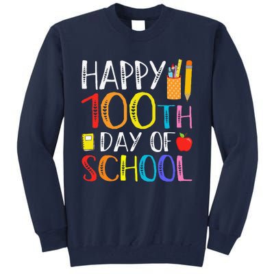 100 Days Of School Teacher And Student Tall Sweatshirt