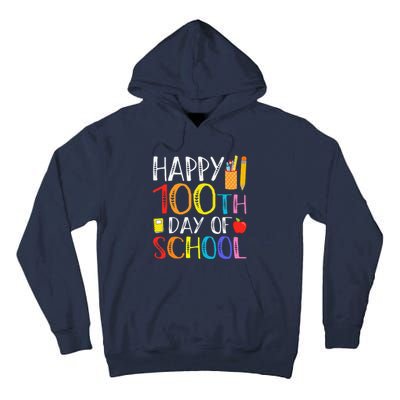 100 Days Of School Teacher And Student Tall Hoodie