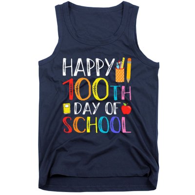 100 Days Of School Teacher And Student Tank Top