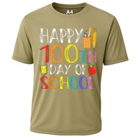 100 Days Of School Teacher And Student Cooling Performance Crew T-Shirt