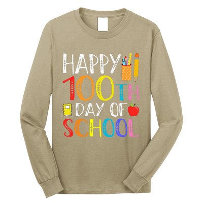 100 Days Of School Teacher And Student Long Sleeve Shirt