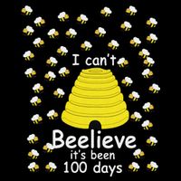 100th Day Of School bees I Can't Beelieve It's Been 100 Days Magnet