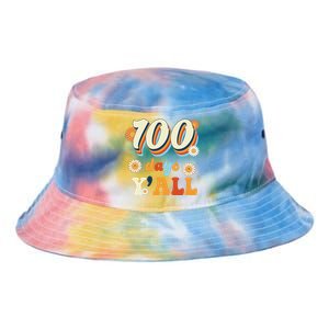 100 Days Of School Retro Sunflower Tie Dye Newport Bucket Hat