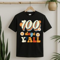 100 Days Of School Retro Sunflower T-Shirt