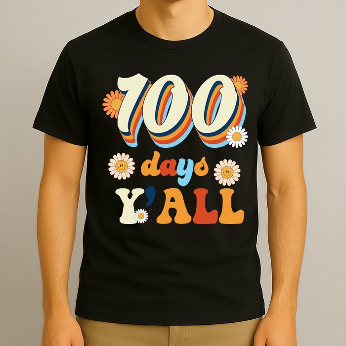 100 Days Of School Retro Sunflower T-Shirt