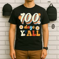 100 Days Of School Retro Sunflower T-Shirt