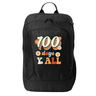 100 Days Of School Retro Sunflower City Backpack