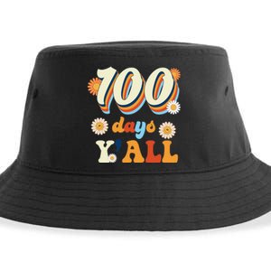 100 Days Of School Retro Sunflower Sustainable Bucket Hat