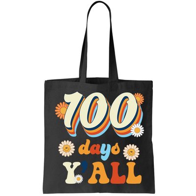 100 Days Of School Retro Sunflower Bag