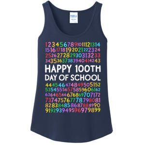 100th Day Of School Teacher 100 Days Math Numbers Ladies Essential Tank