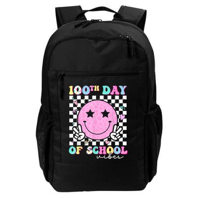 100th Day Of School Vibes Cute Groovy 100 Days Of School Daily Commute Backpack