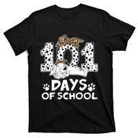 100 Days Of School Dalmatian Dog Wo Girl 100 Days Smarter T-Shirt