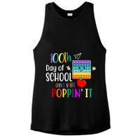 100th Day Of School And Still Poppin' It Ladies PosiCharge Tri-Blend Wicking Tank